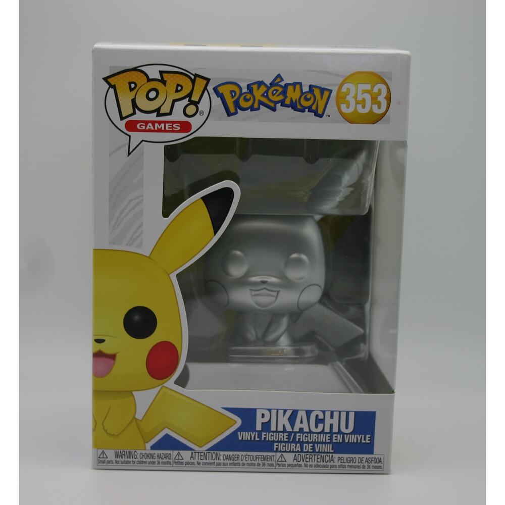 Funko Pop Games Pokemon Silver Pikachu #353